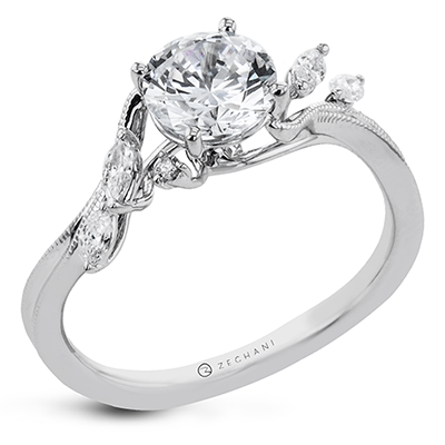 Engagement Ring in 14k Gold with Diamonds ZR2225