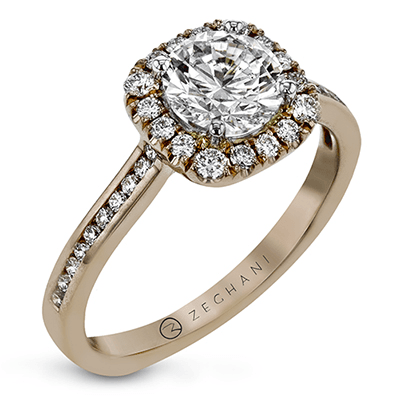 Wedding Set in 14k Gold with Diamonds ZR22CHER