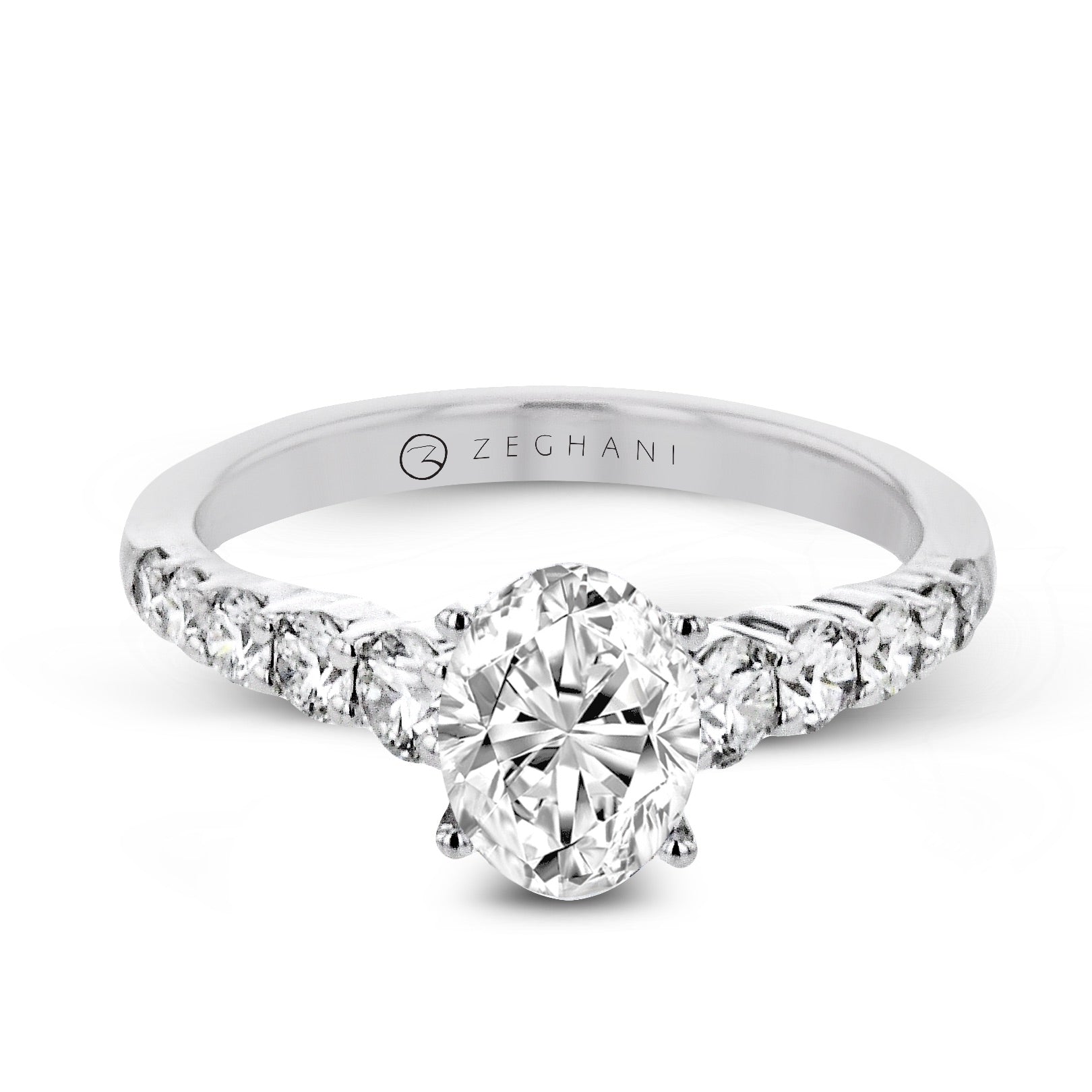 Engagement Ring in 14k Gold with Diamonds ZR2300