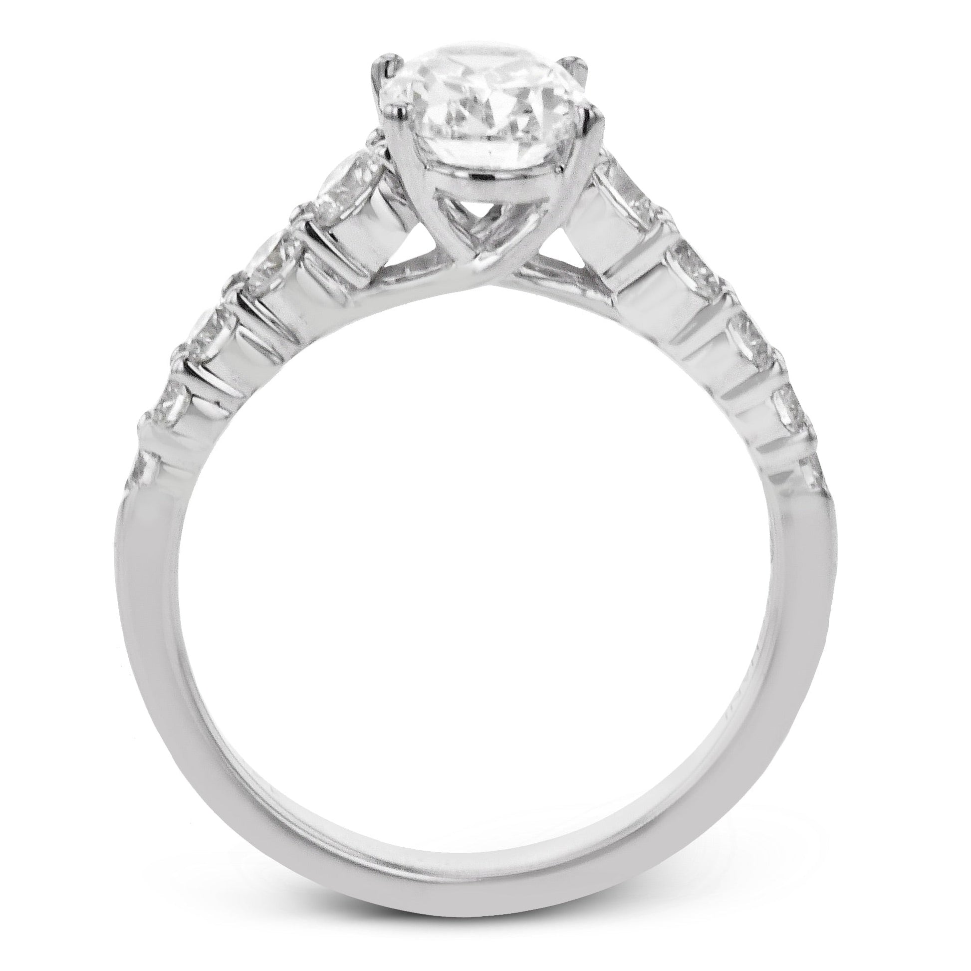 Engagement Ring in 14k Gold with Diamonds ZR2300