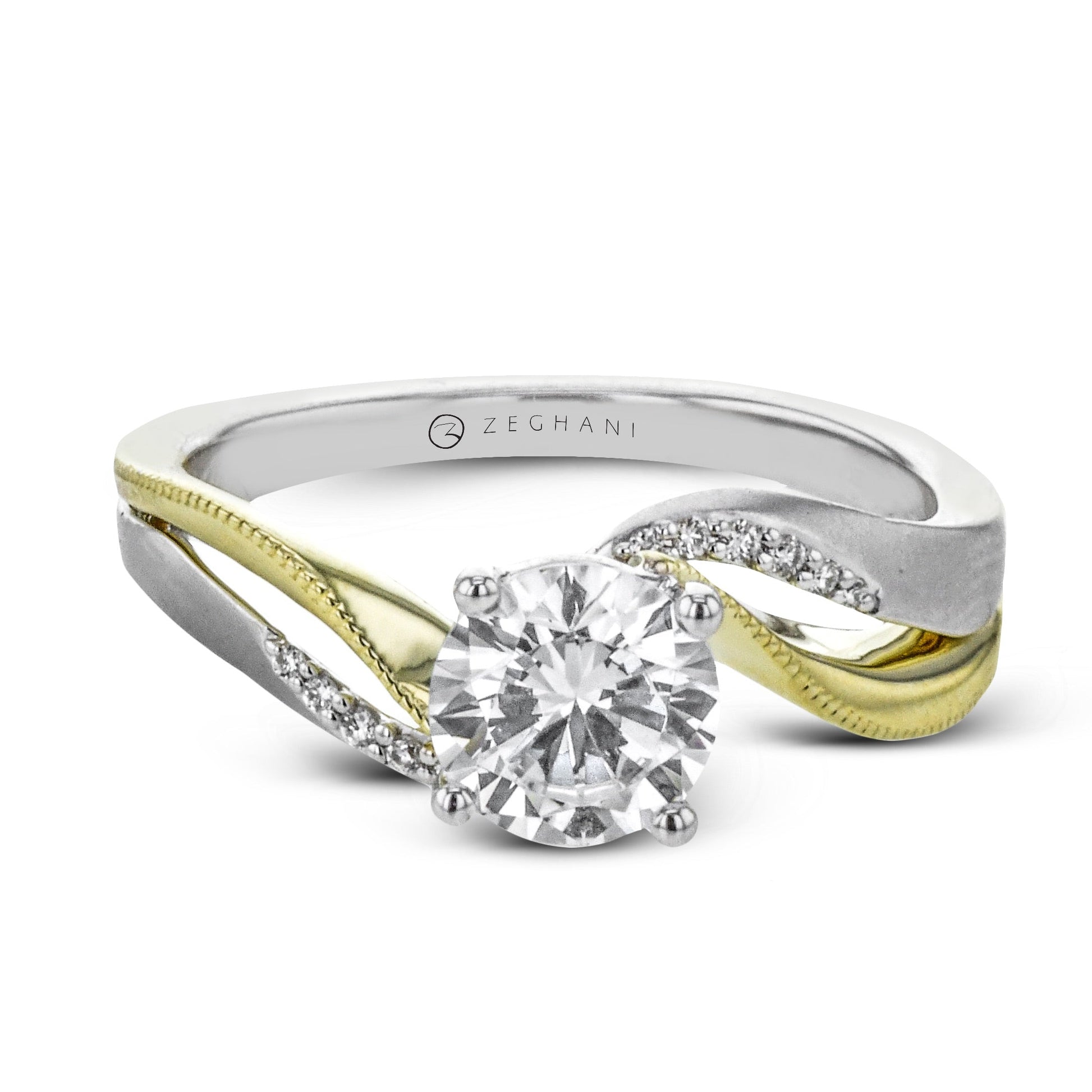 Engagement Ring in 14k Gold with Diamonds ZR2308