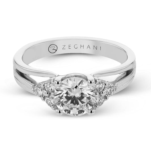 Engagement Ring in 14k Gold with Diamonds ZR2404