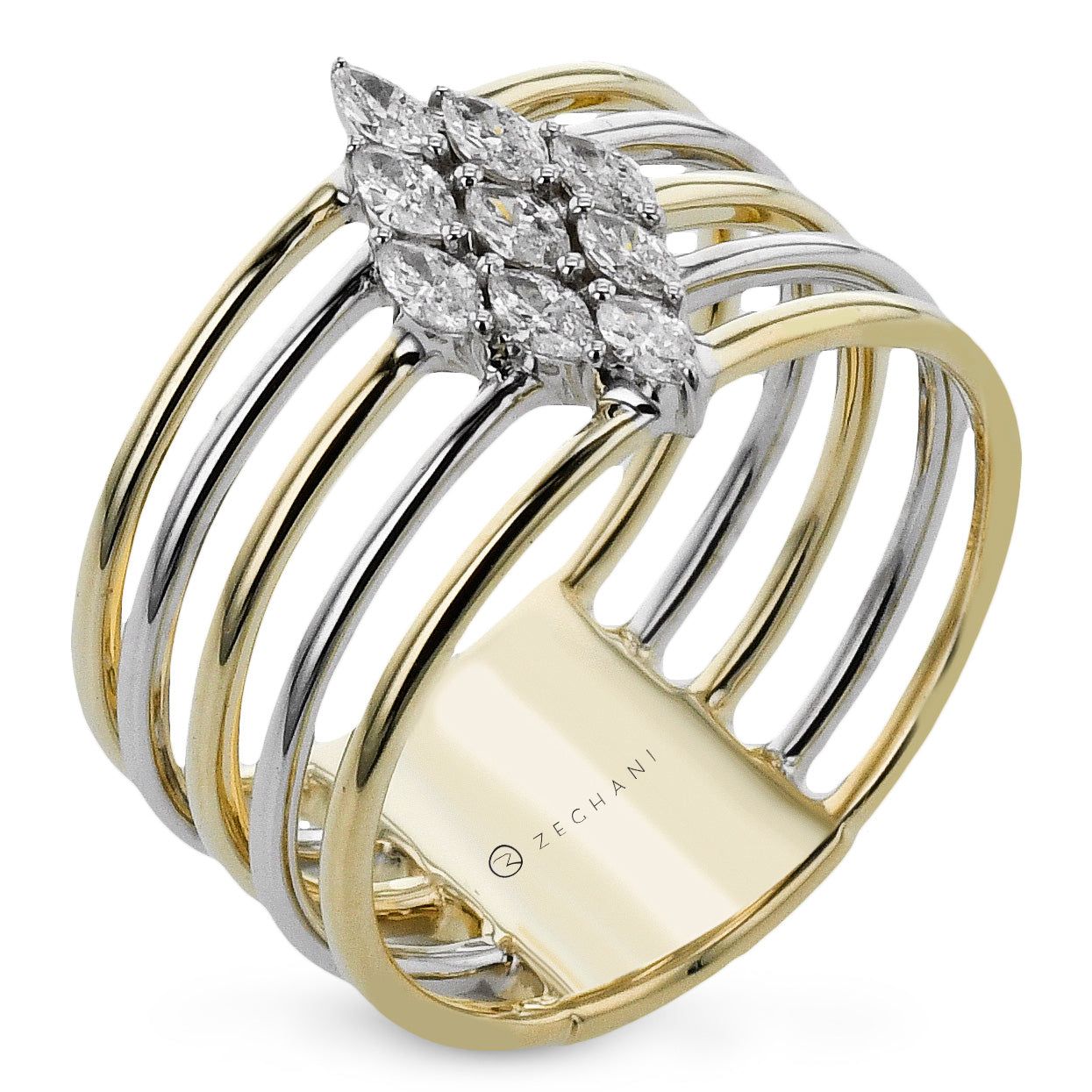 Fashion Ring in 14k Gold with Diamonds ZR2439