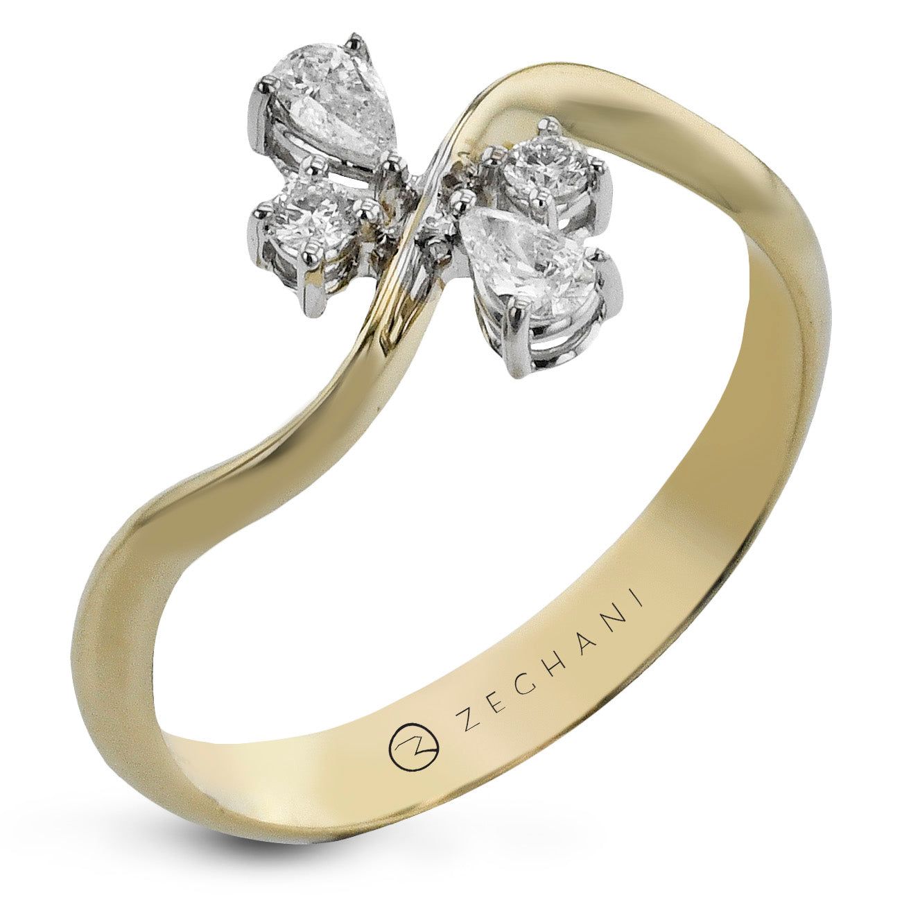 Fashion Ring in 14k Gold with Diamonds ZR2475