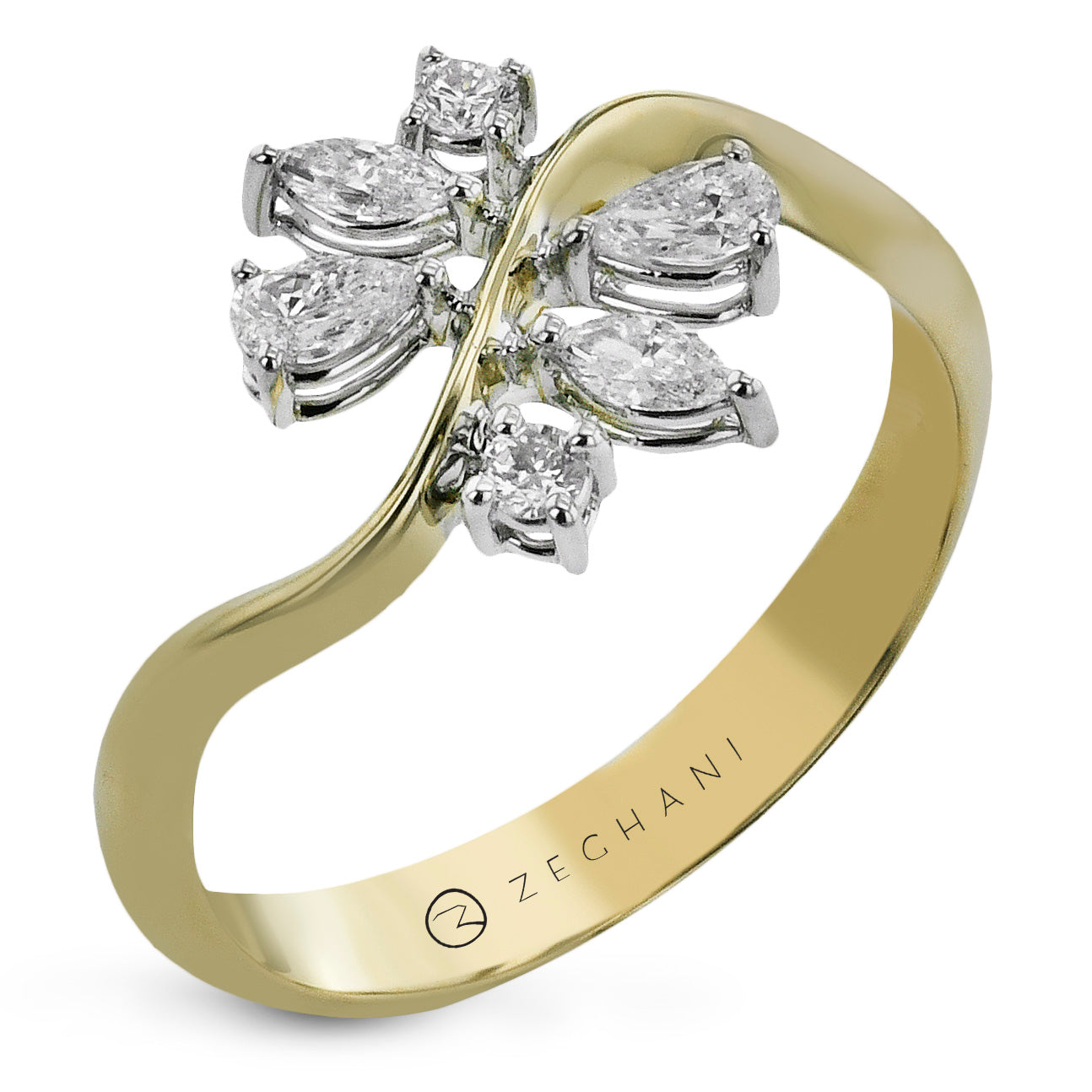 Fashion Ring in 14k Gold with Diamonds ZR2476