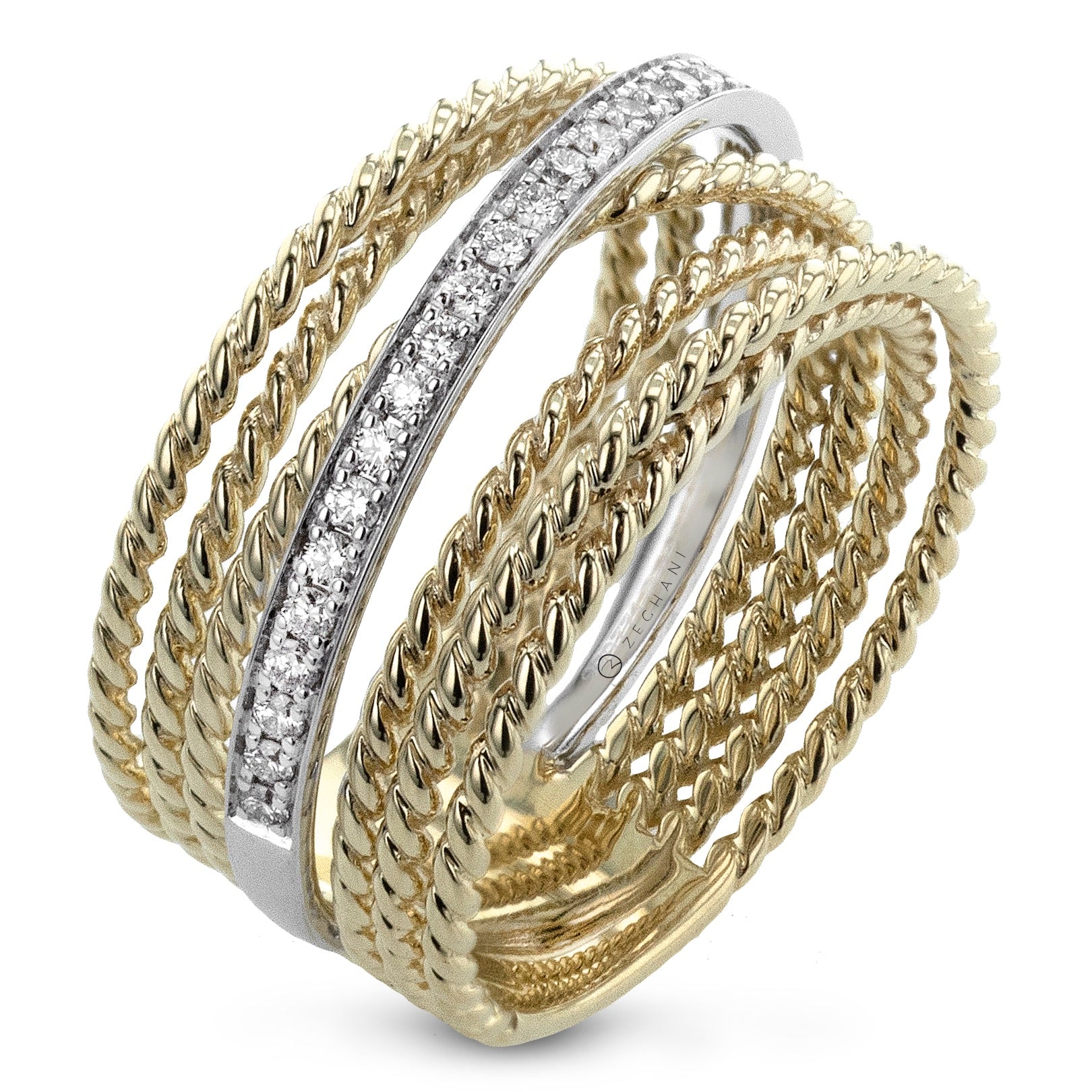 Fashion Ring in 14k Gold with Diamonds ZR2493