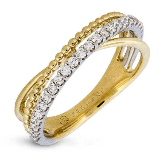 Fashion Ring in 14k Gold with Diamonds ZR2508