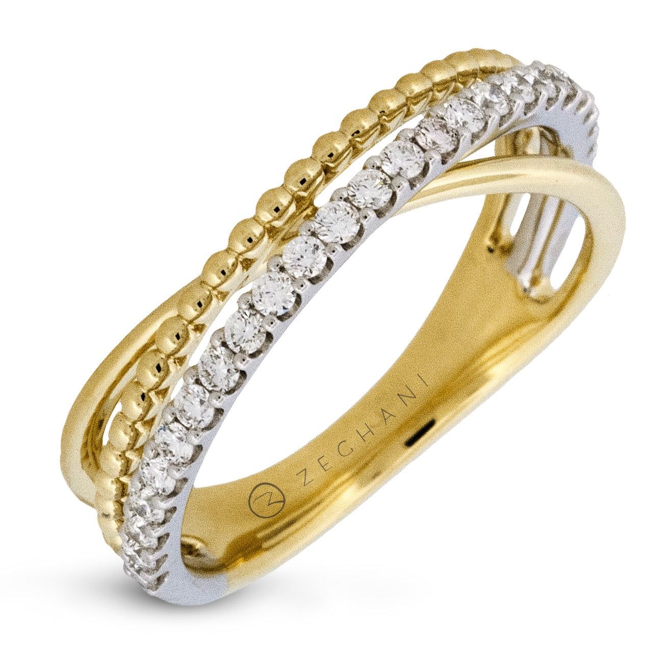 Fashion Ring in 14k Gold with Diamonds ZR2508