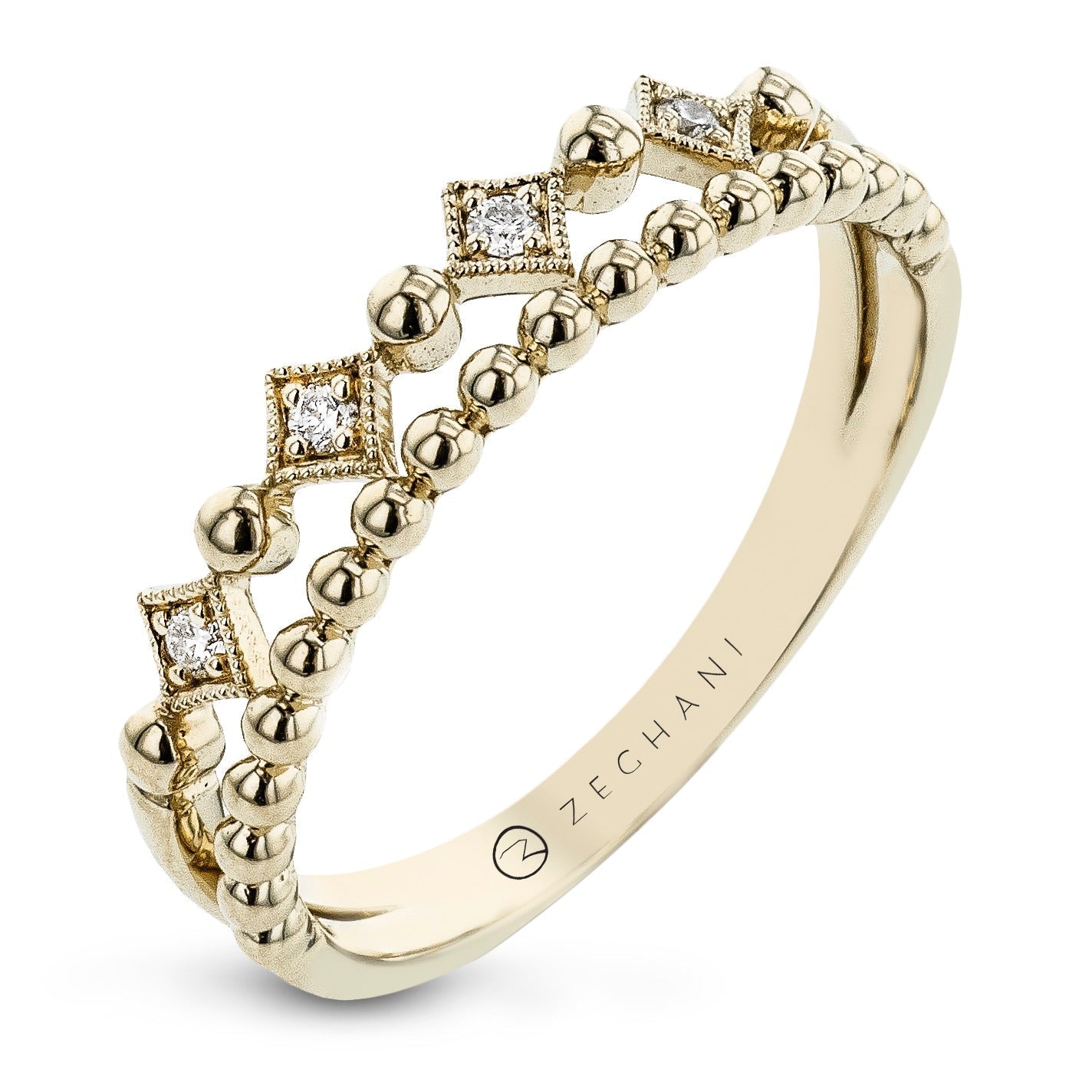 Fashion Ring in 14k Gold with Diamonds ZR2509