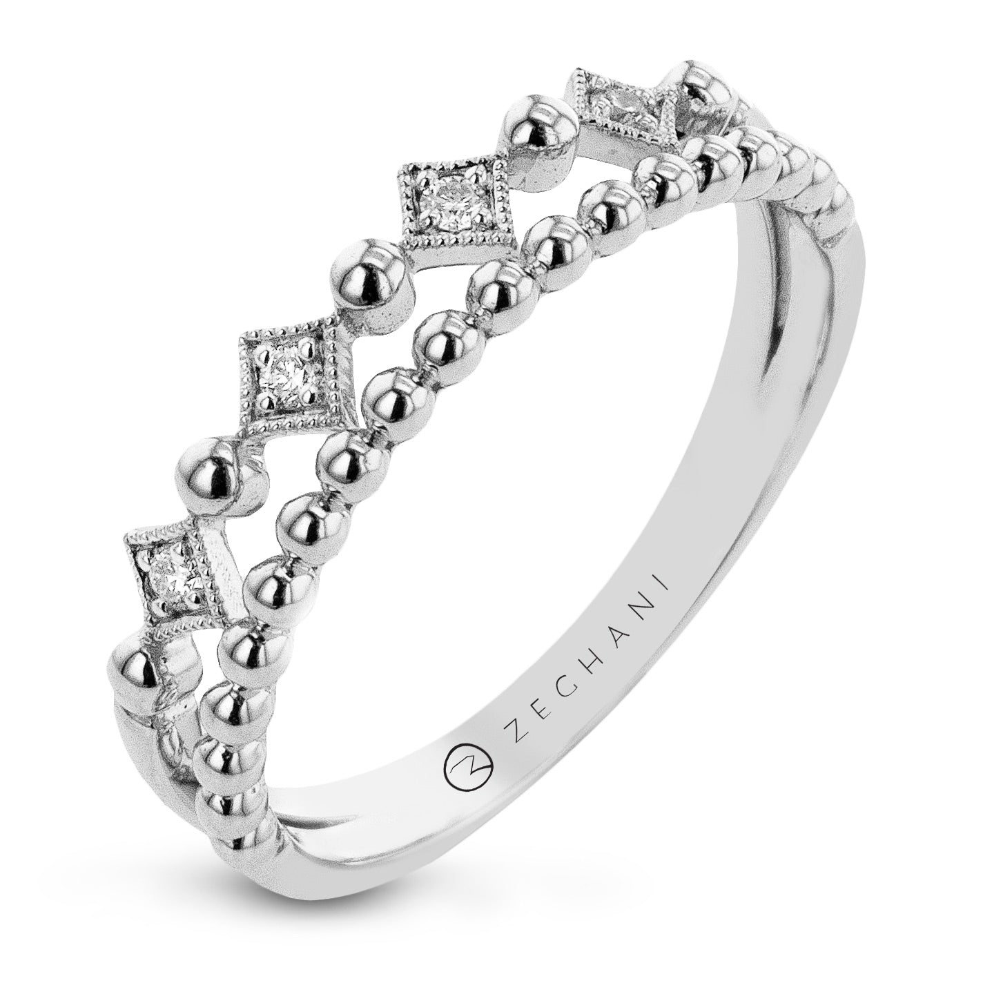 Fashion Ring in 14k Gold with Diamonds ZR2509