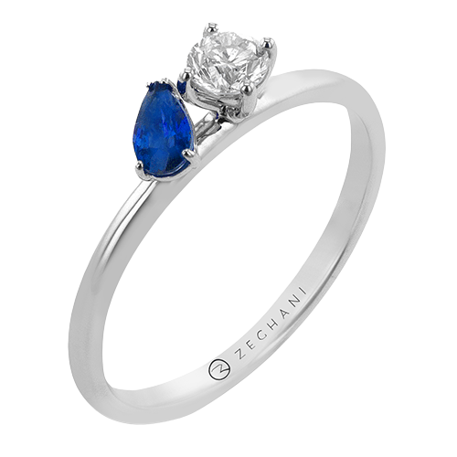 Color Ring in 14k Gold with Diamonds ZR2515