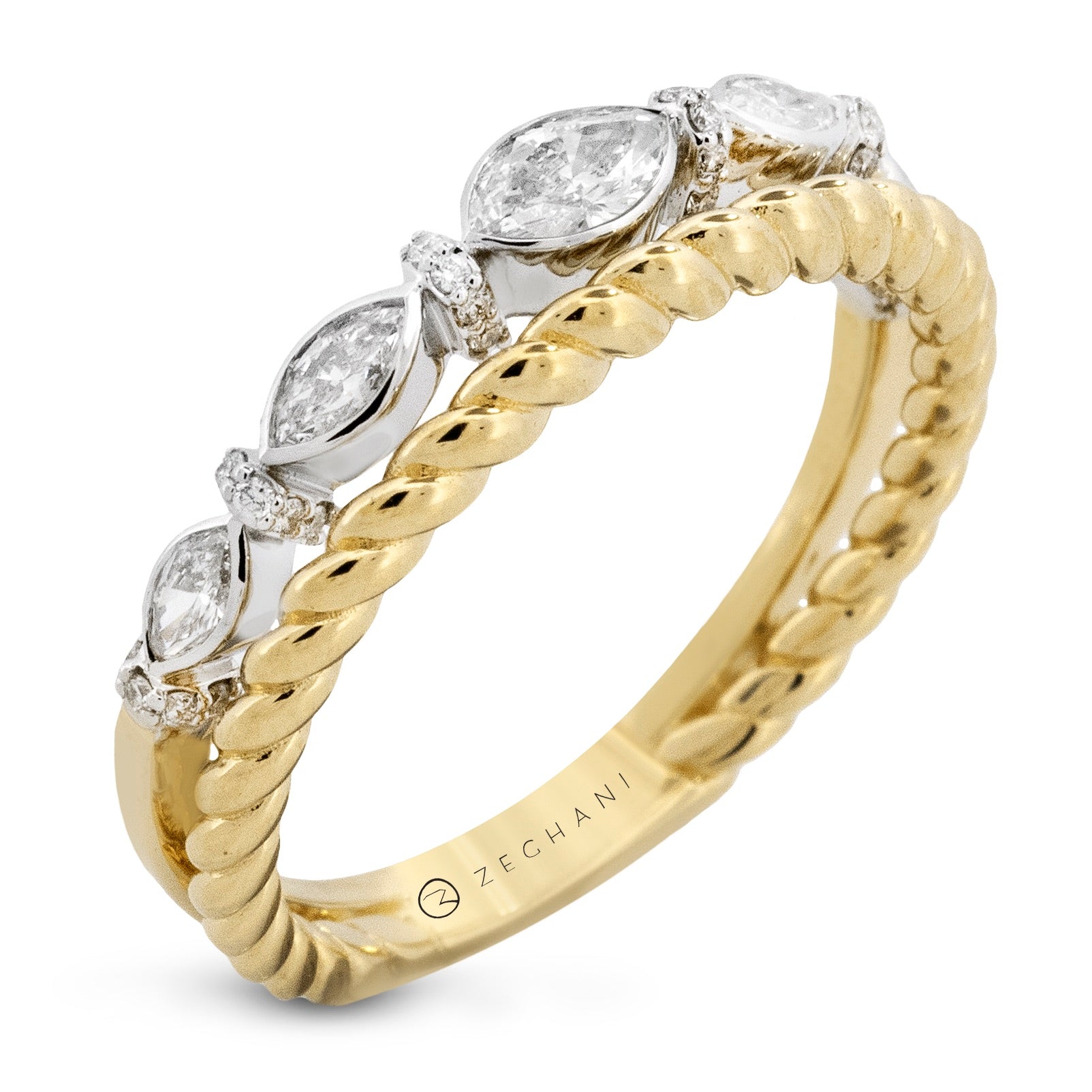 Fashion Ring in 14k Gold with Diamonds ZR2525