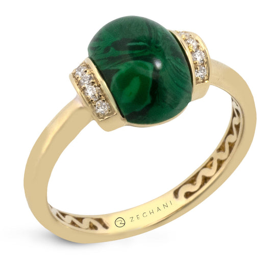 Color Ring in 14k Gold with Diamonds ZR2538