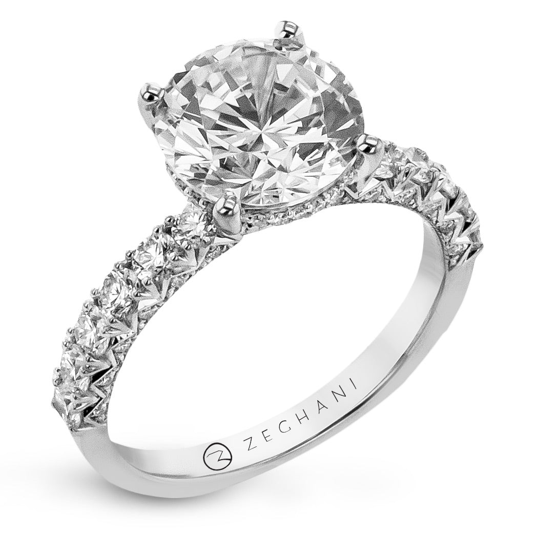 Wedding Set in 14k Gold with Diamonds ZR2562