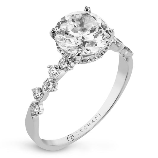 Wedding Set in 14k Gold with Diamonds ZR2563