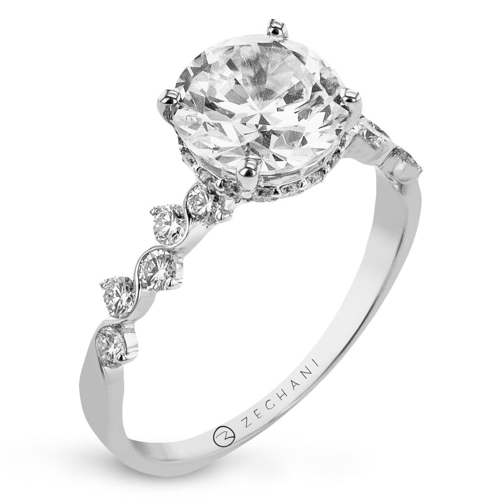 Wedding Set in 14k Gold with Diamonds ZR2563