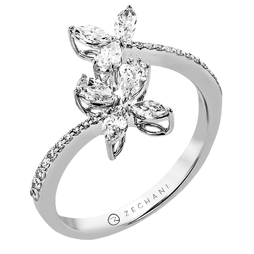 Fashion Ring in 14k Gold with Diamonds ZR2575