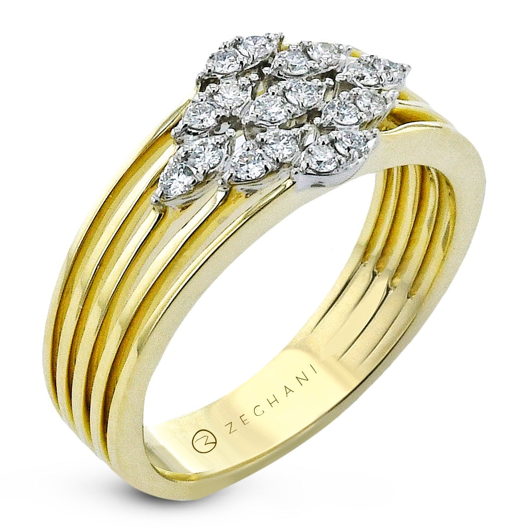 Fashion Ring in 14k Gold with Diamonds ZR2596