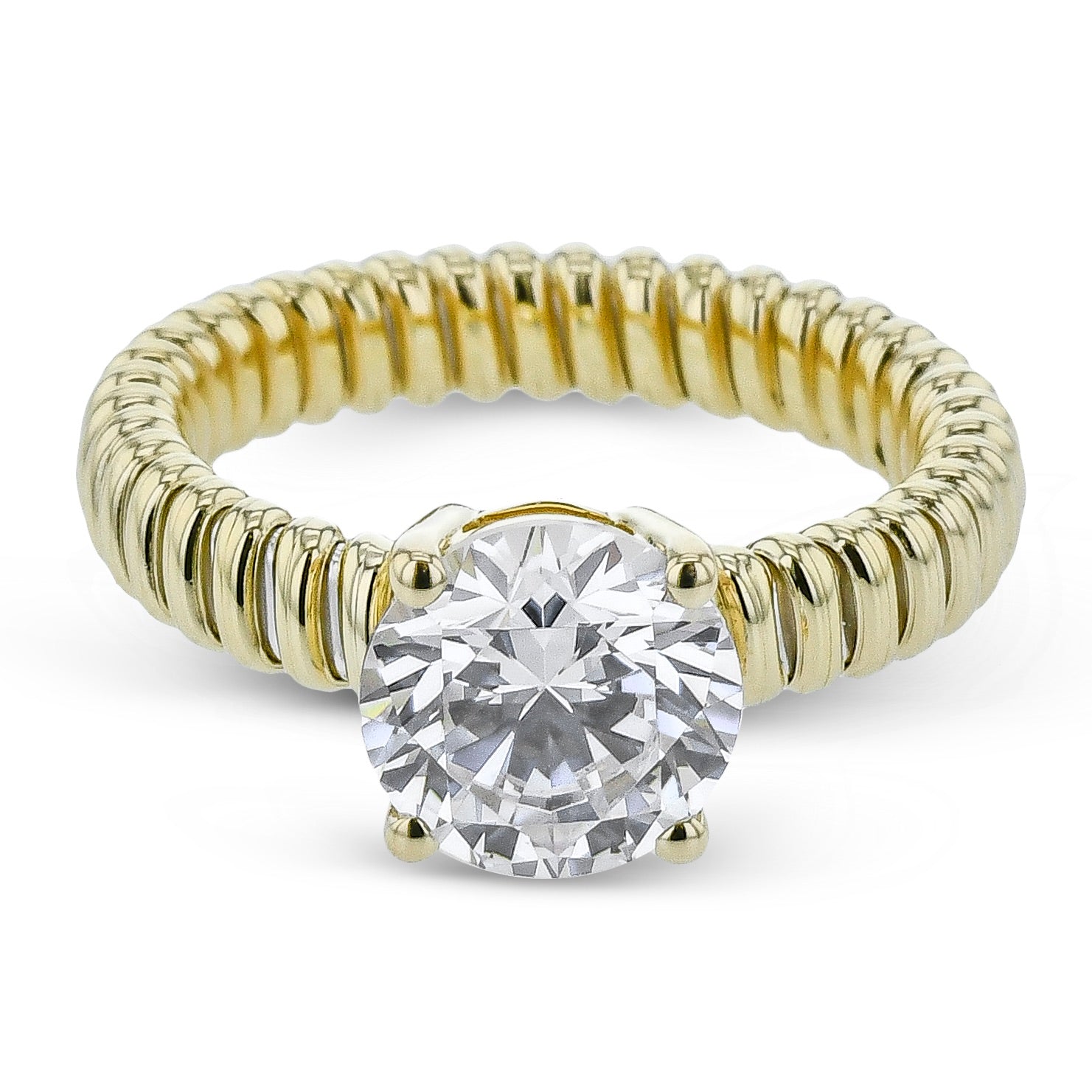Engagement Ring in 14k Gold with Diamonds ZR2604