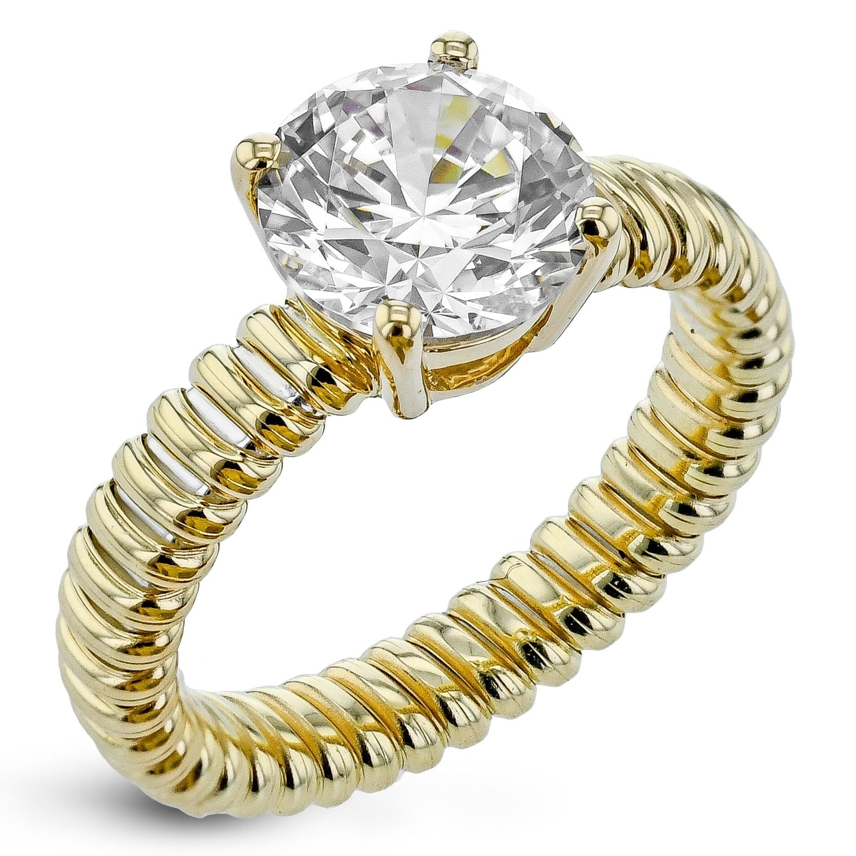 Engagement Ring in 14k Gold with Diamonds ZR2604