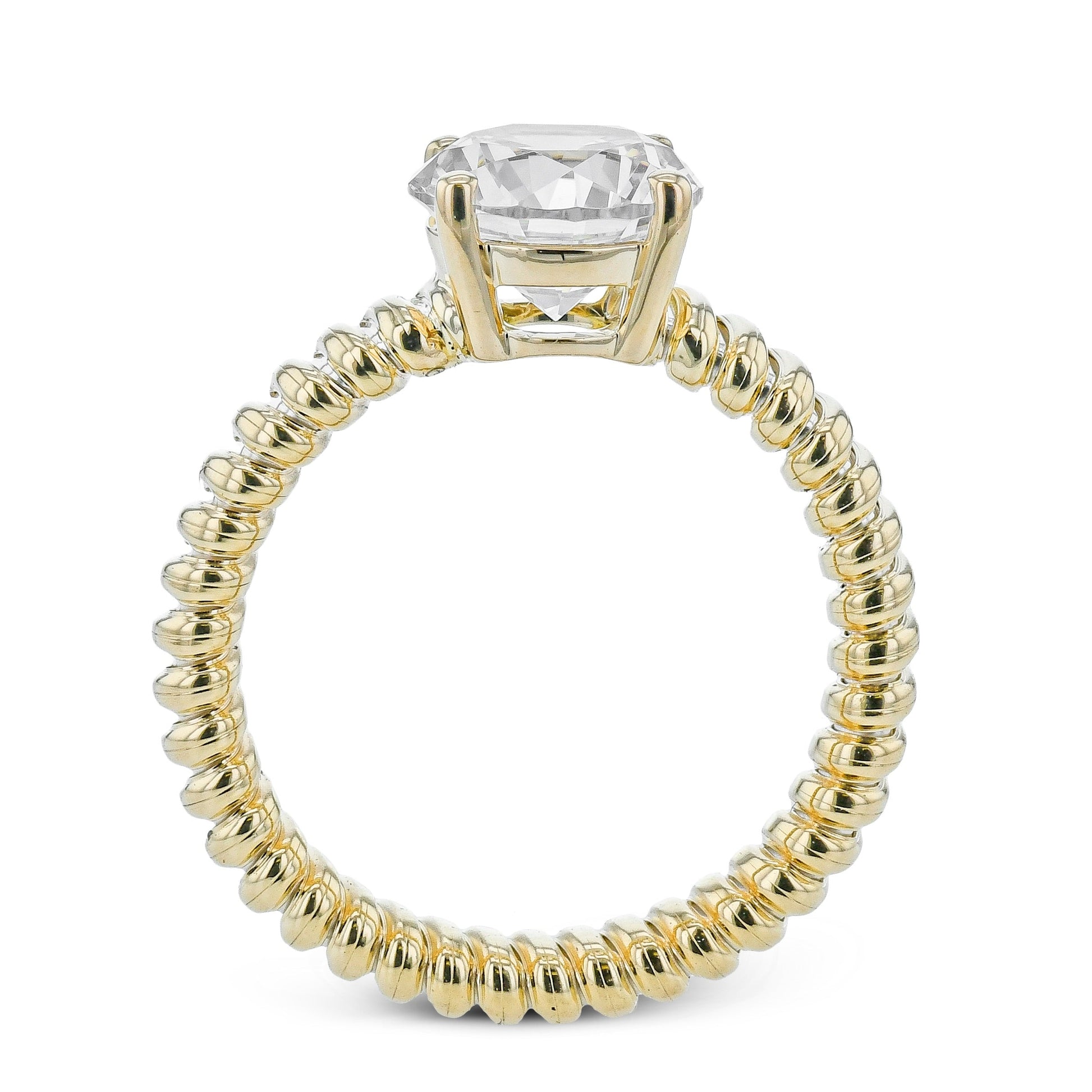Engagement Ring in 14k Gold with Diamonds ZR2604