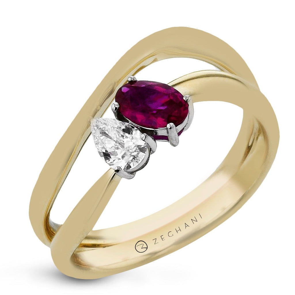 Color Ring in 14k Gold ZR2608