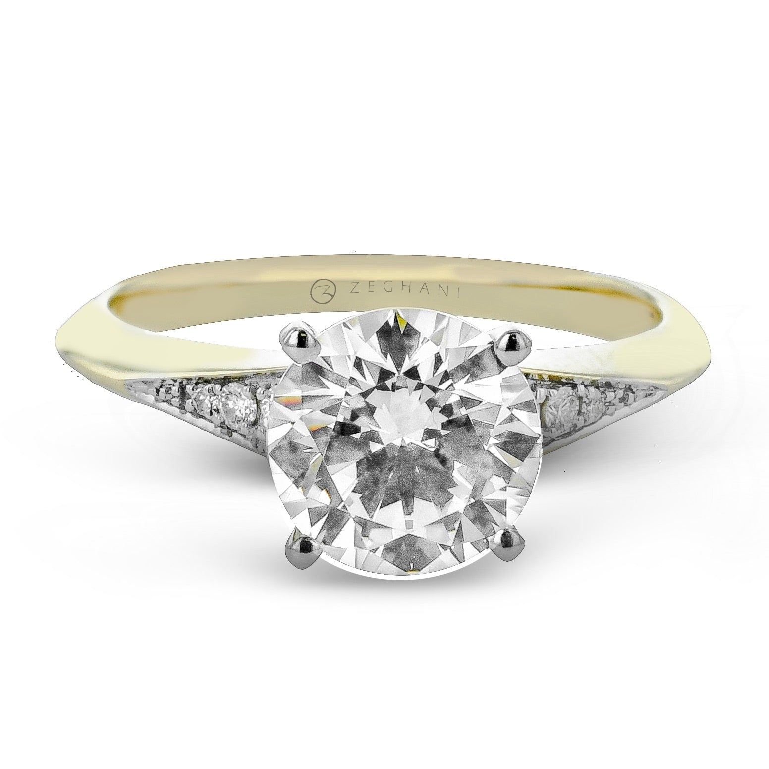 Engagement Ring in 14k Gold with Diamonds ZR2615