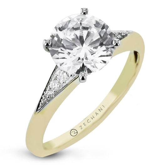 Engagement Ring in 14k Gold with Diamonds ZR2615