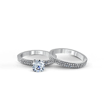 Wedding Set in 14k Gold with Diamonds ZR263