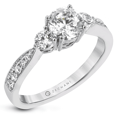 Wedding Set in 14k Gold with Diamonds ZR30PVER