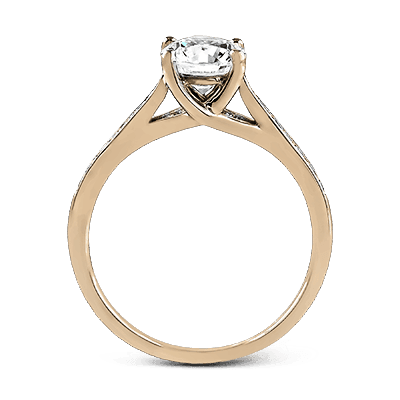 Engagement Ring in 14k Gold with Diamonds ZR561