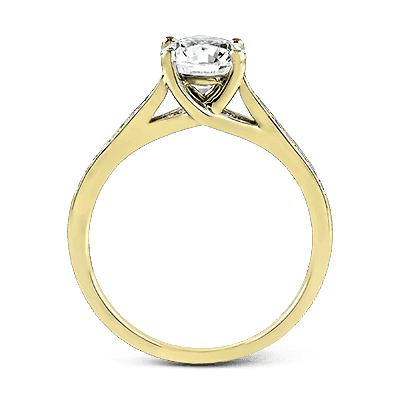Engagement Ring in 14k Gold with Diamonds ZR561