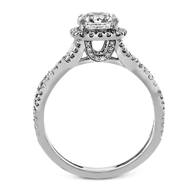 Engagement Ring in 14k Gold with Diamonds ZR629