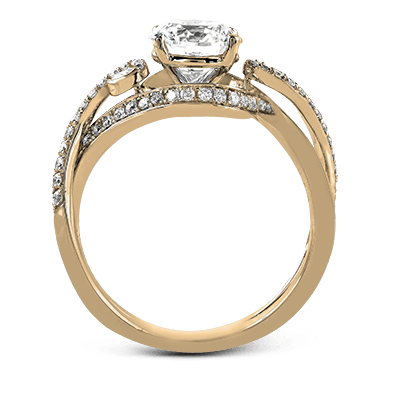 Engagement Ring in 14k Gold with Diamonds ZR880
