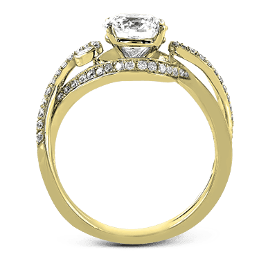Engagement Ring in 14k Gold with Diamonds ZR880