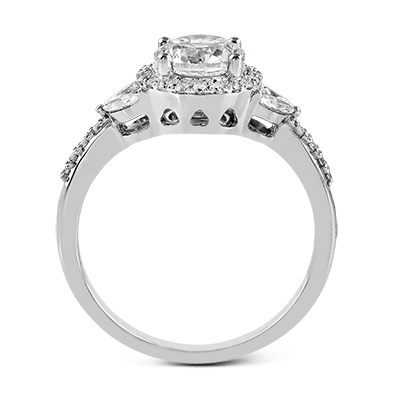 Engagement Ring in 14k Gold with Diamonds ZR909