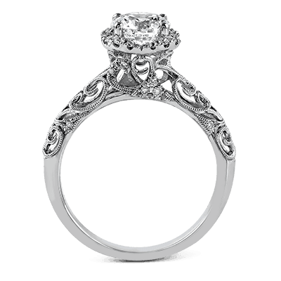 Engagement Ring in 14k Gold with Diamonds ZR914