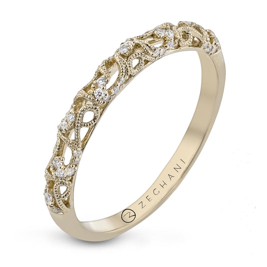 Engagement Ring in 14k Gold with Diamonds ZR917