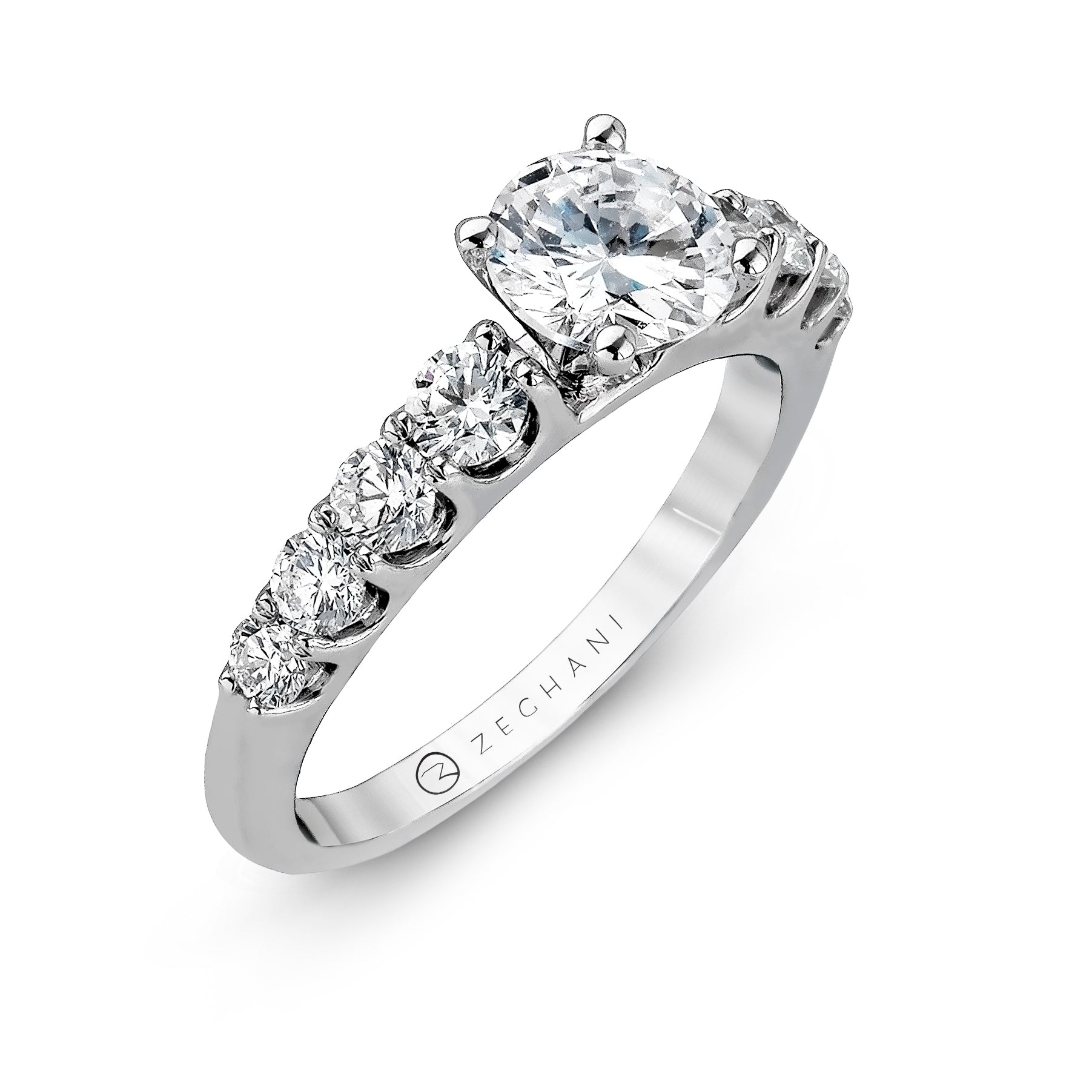 Engagement Ring in 14k Gold with Diamonds ZR984