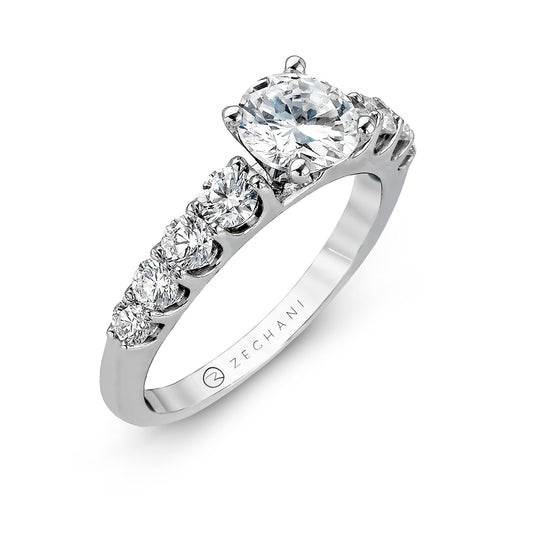 Engagement Ring in 14k Gold with Diamonds ZR984