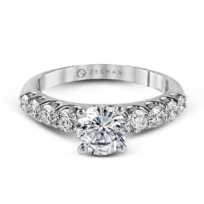 Engagement Ring in 14k Gold with Diamonds ZR984