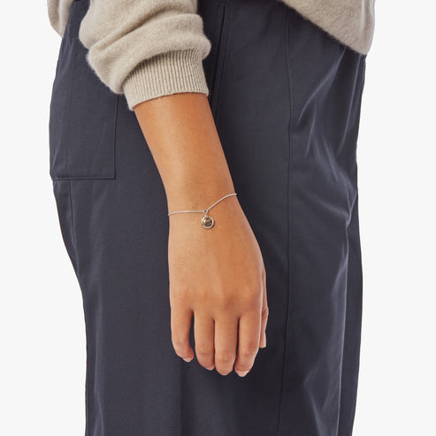 Shinola Jewelry Heirloom Petoskey Charm Bracelet S1820304579-1-StrlngSil-OS-THA
