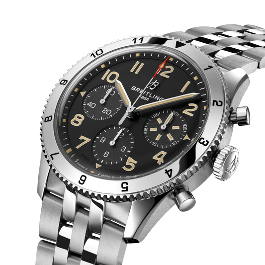 Classic AVI Chronograph 42 P-51 Mustang A233803A1B1A1 NEW