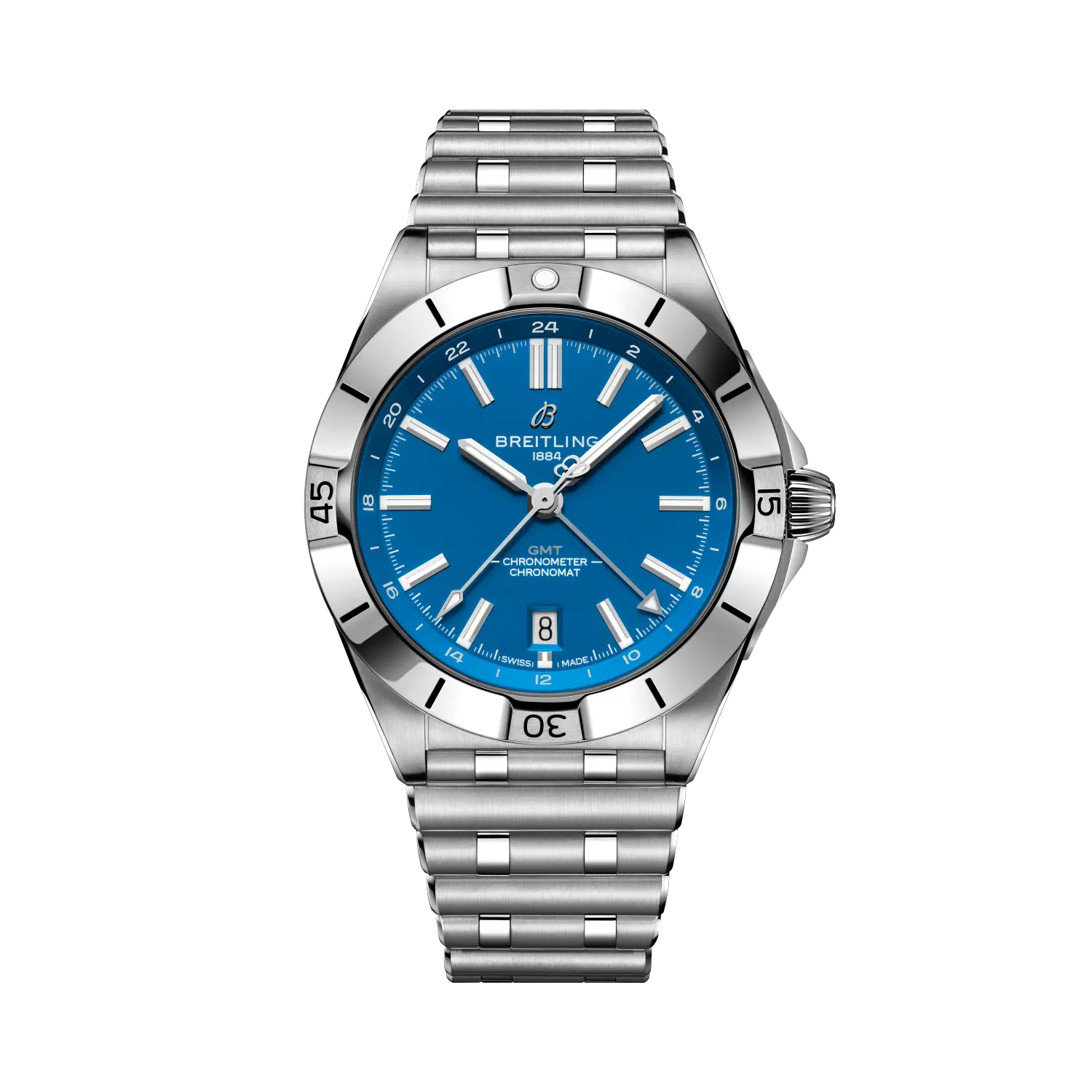 Breitling Chronomat Automatic GMT 40 NFL Detroit Lions Edition A32398B31C1A1