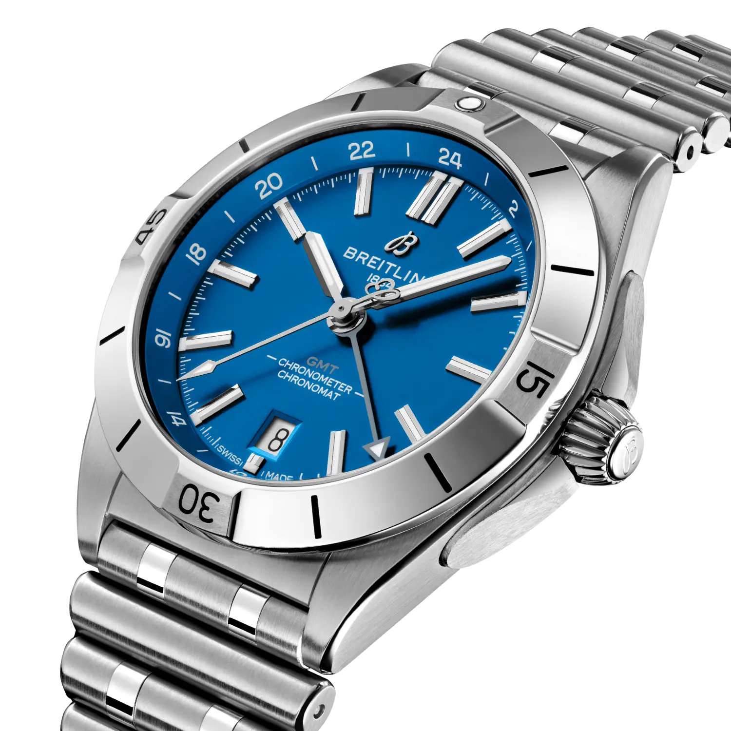 Breitling Chronomat Automatic GMT 40 NFL Detroit Lions Edition A32398B31C1A1