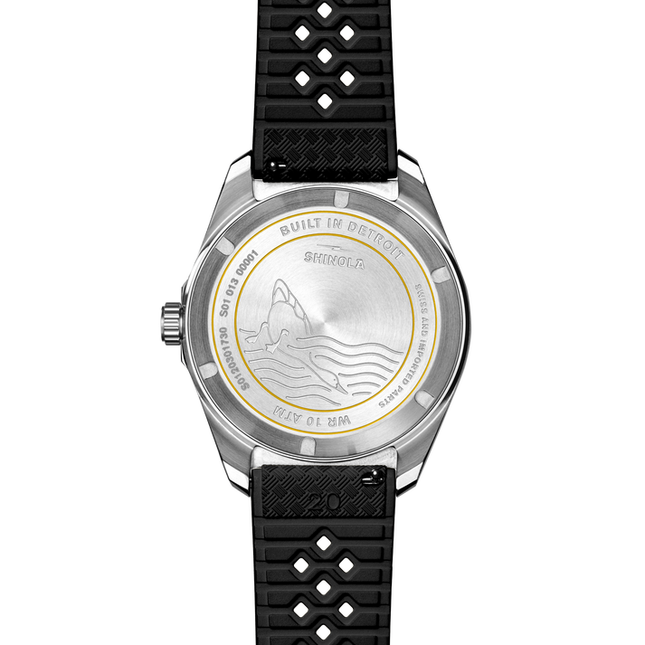 Shinola Duck Watch S0120301730-1-Blk-40-USA