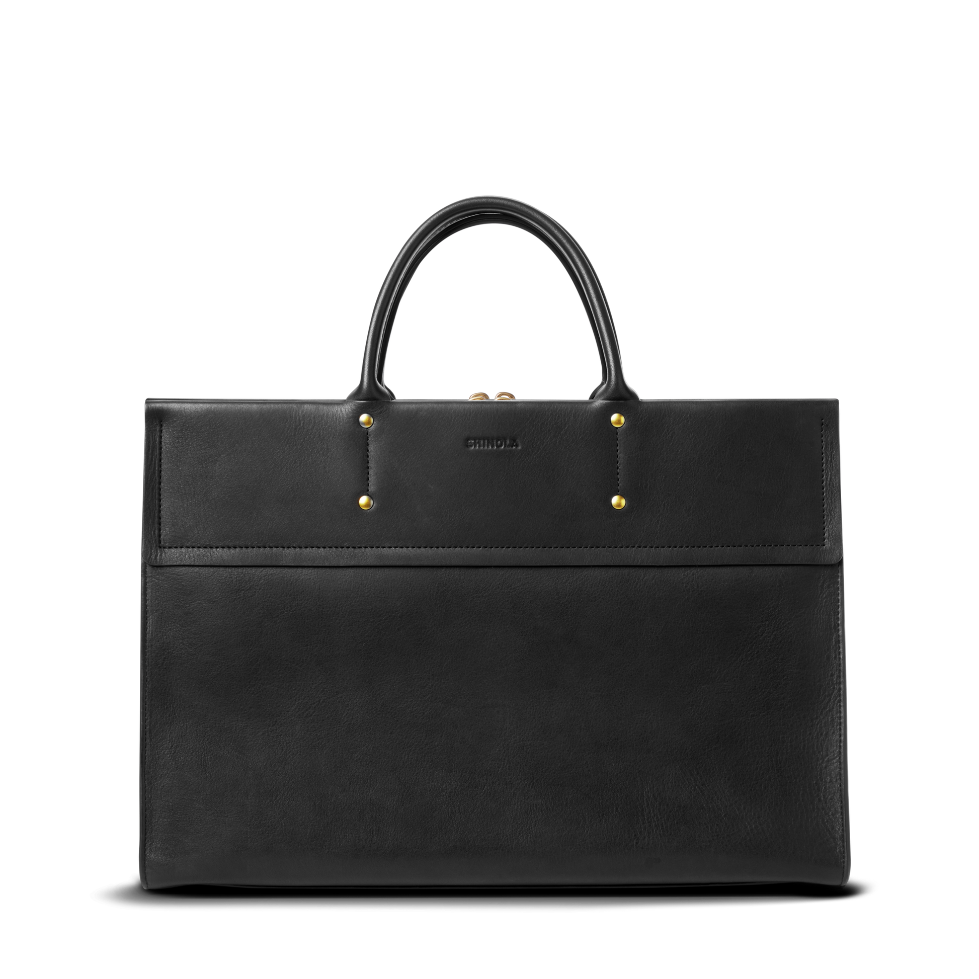 Shinola Leather Day Satchel S0320301981-1-Blk-OS-VNM