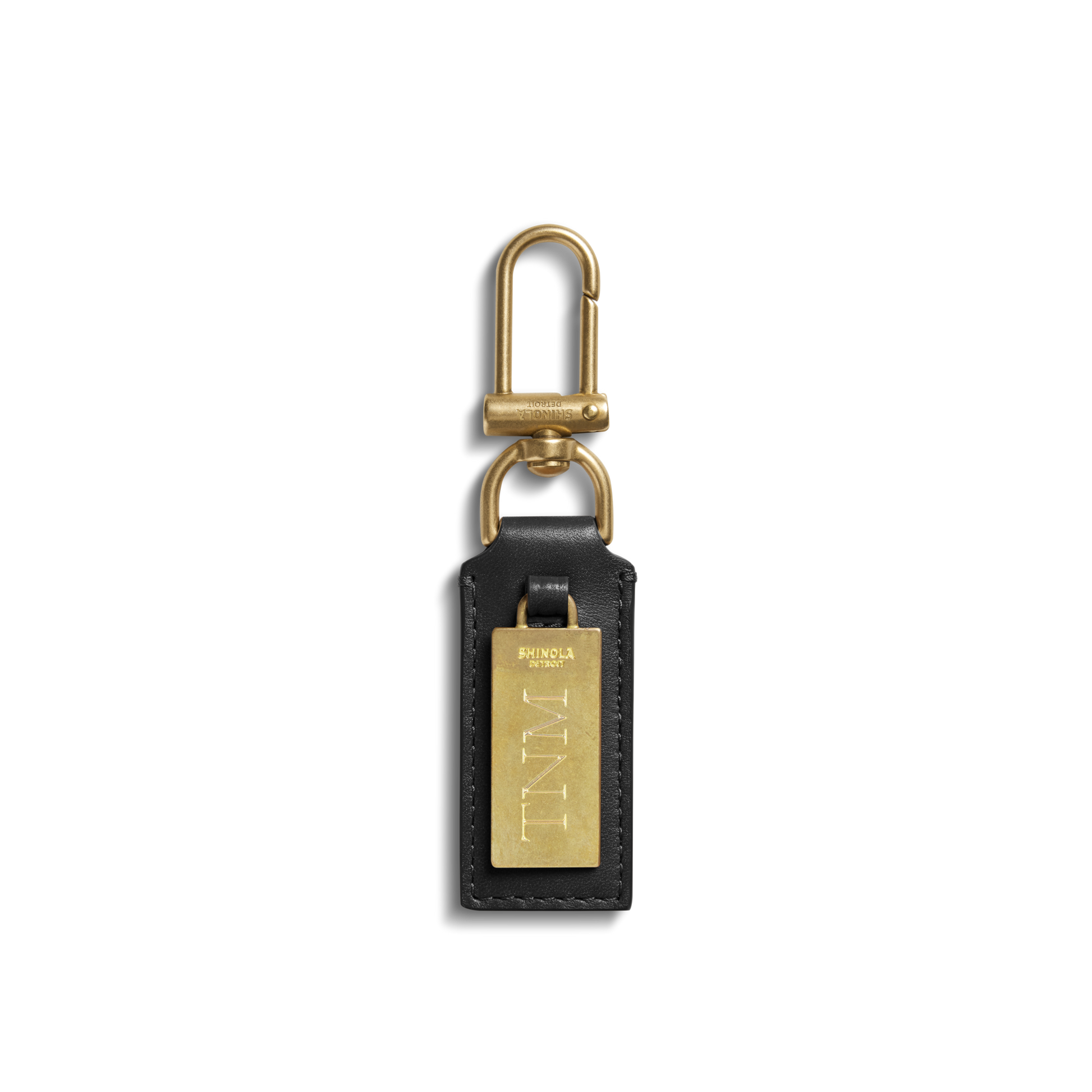Shinola Leather Birdy Keychain S0320228343-1-Blk-OS-VNM