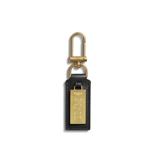 Shinola Leather Birdy Keychain S0320228343-1-Blk-OS-VNM