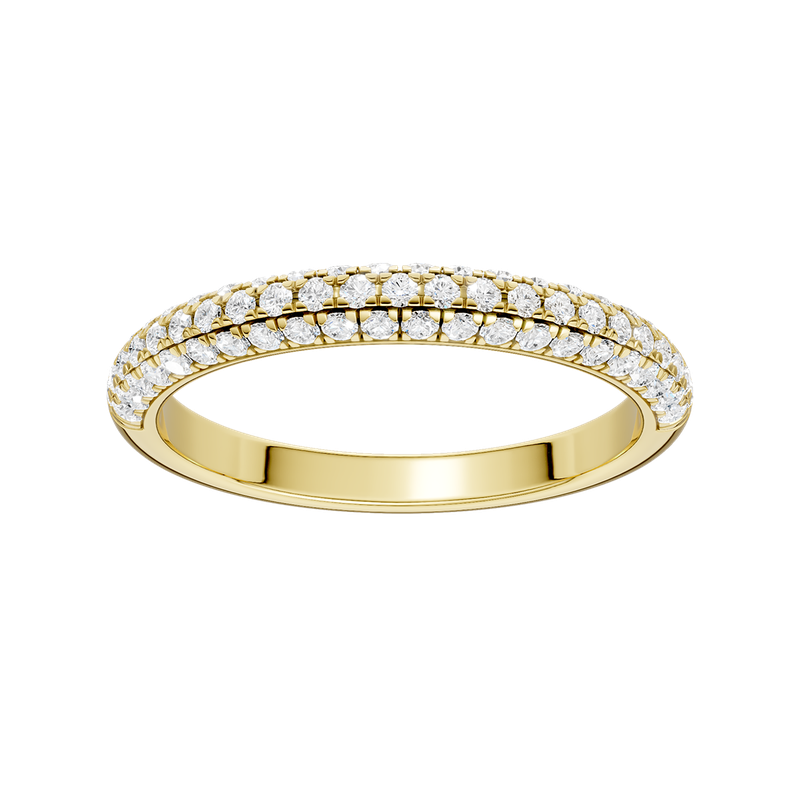 Dome Shank Matching Wedding Band RW02033-4Y